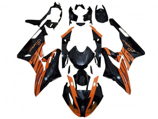 2015-2016 Orange Glossy Black BMW S1000RR Motorcycle Fairing UK