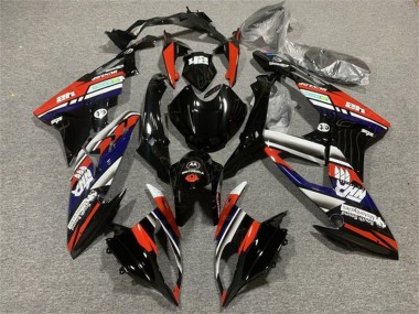 Buy 2015-2016 White Red Blue Glossy Black Stripe BMW S1000RR Motorcycle Fairings UK
