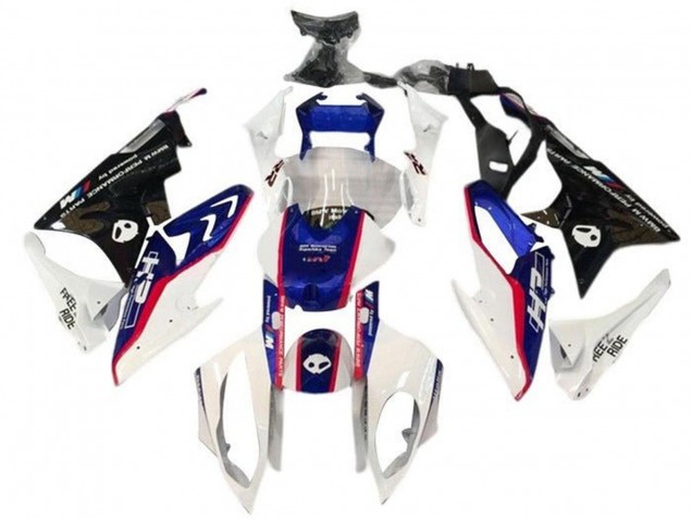 2017-2018 White Blue Red Glossy Black BMW S1000RR Motorcycle Fairing Kits UK