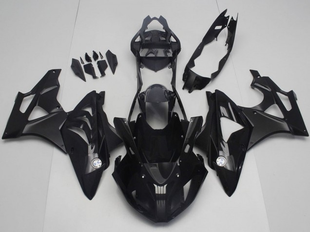 2017-2018 Glossy Black Matte Black BMW S1000RR Motorcycle Fairings UK