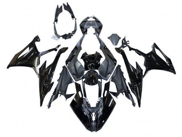 2019-2022 Glossy Black Matte Black BMW S1000RR Motorcycle Fairings UK