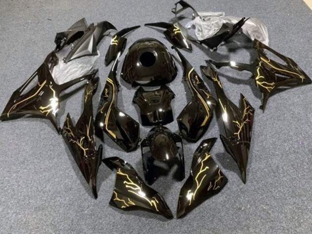 2019-2022 Black Gold BMW S1000RR Motorcycle Fairings UK