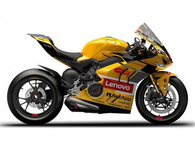 Buy 2022-2024 Yellow Red Lenovo Ducati Panigale V4 V4S Motorcycle Fairings UK