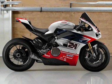 Buy 2018-2019 Silver Red Black Ducati Panigale V4 V4S Motorcycle Fairings UK