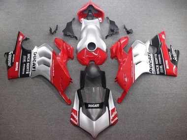 Buy 2020-2021 Silver Red Glossy Black Ducati Panigale V4 V4S Motorcycle Fairings UK