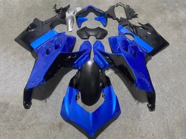 Buy 2020-2021 Blue Glossy Black Ducati Panigale V4 V4S Motorcycle Fairings UK