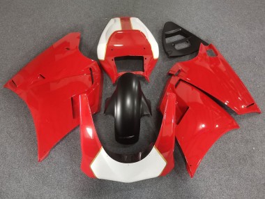 Buy 1993-2005 White Red Gold Matte Black Race Fairings Ducati 748/916/996/998 Motorcycle Fairings UK