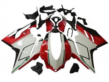 Buy 2015-2020 White Red Green Glossy Black Ducati 959/1299 Motorcycle Fairings UK