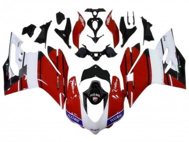 Buy 2015-2020 White Red Blue Glossy Black Unibat Flex-Box Ducati 959/1299 Motorcycle Fairings UK