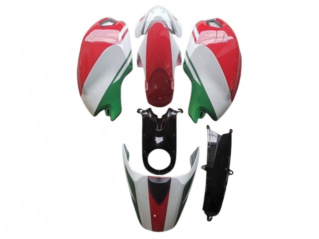 2008-2012 White Red Green Ducati Monster 696 796 1100 1100S Motorcycle Fairings UK