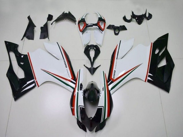 2011-2014 White Red Green Glossy Black Ducati Panigale 1199 Motorcycle Fairings UK