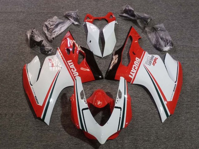 2011-2014 White Red Green Glossy Black Corse Ducati Panigale 1199 Motorcycle Fairings UK