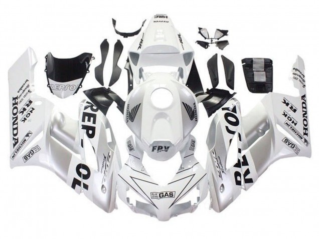 2004-2005 White Silver Black Repsol Honda CBR1000RR Motorcycle Fairings UK