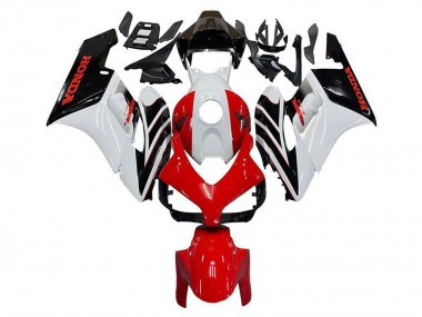 Buy 2004-2005 White Red Glossy Black Stripe Honda CBR1000RR Motorcycle Fairing UK