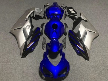 Buy 2004-2005 Silver Dark Blue Honda CBR1000RR Motorcycle Fairings UK