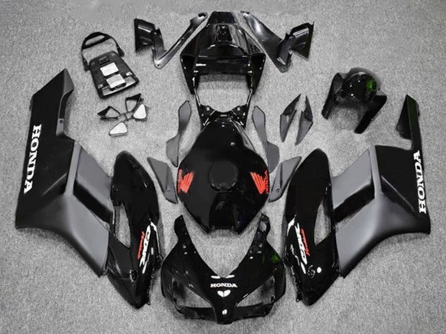 2004-2005 Glossy Black Matte Black Red Honda CBR1000RR Motorcycle Fairings UK