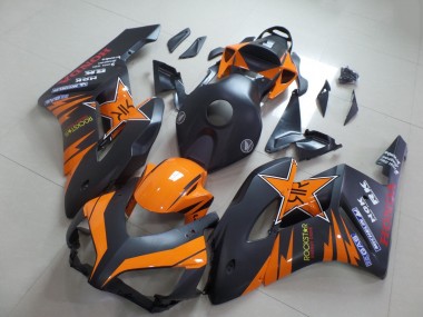 Buy 2004-2005 Orange Matte Black Rockstar Honda CBR1000RR Motorcycle Fairings UK