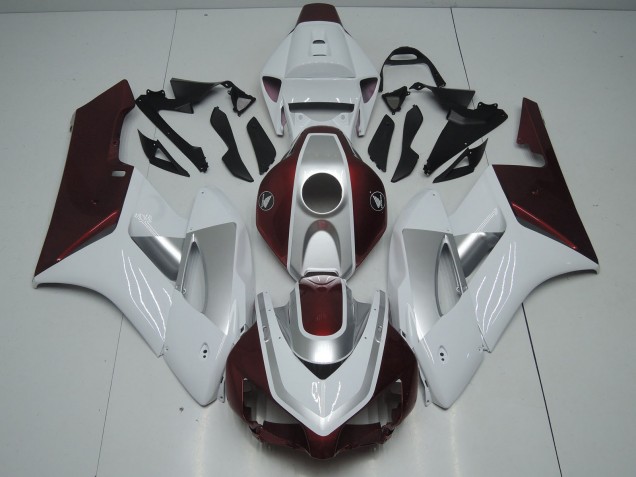 2006-2007 White Silver Glossy Black Honda CBR1000RR Motorcycle Fairings UK
