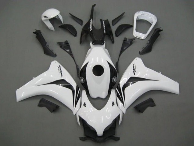 2008-2011 White Glossy Black Honda CBR1000RR Motorcycle Fairing UK
