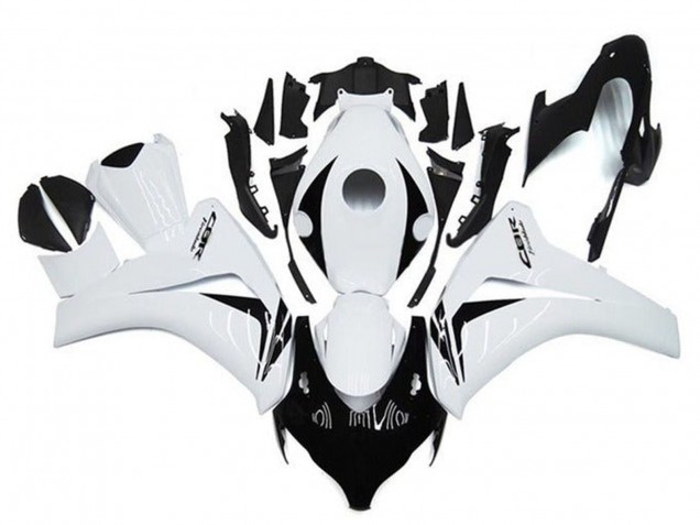 2008-2011 White Glossy Black Honda CBR1000RR Motorcycle Fairings UK