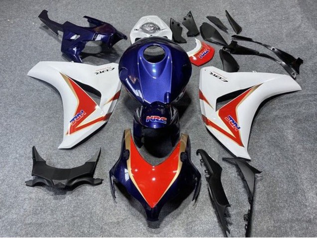 2008-2011 White Red Dark Blue Gold HRC Honda CBR1000RR Motorcycle Fairings UK