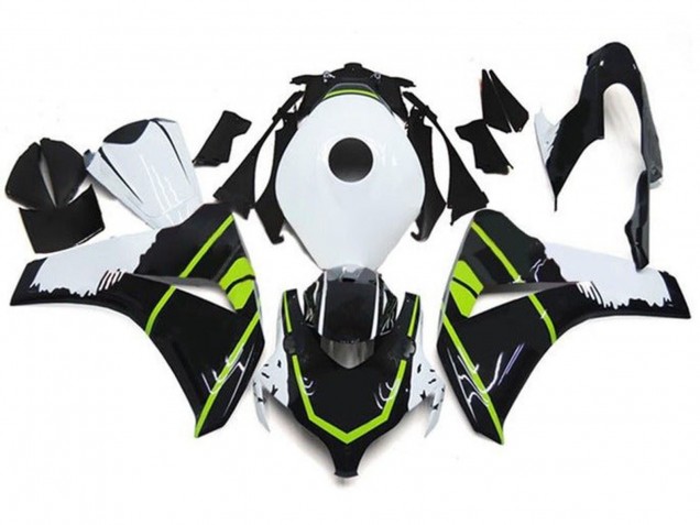2008-2011 White Green Glossy Black Honda CBR1000RR Motorcycle Fairings UK