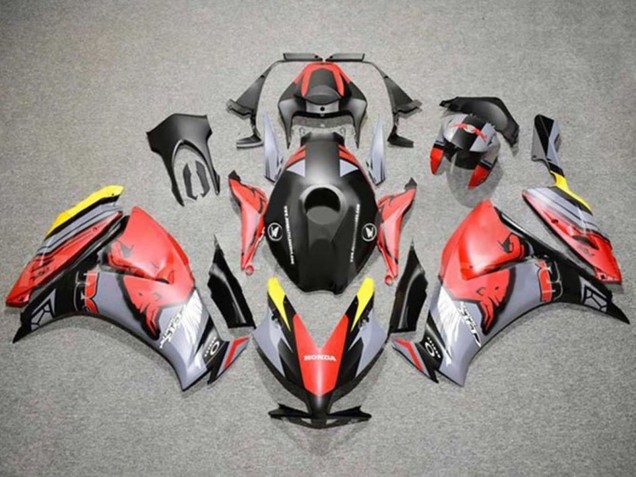 2012-2016 Red Yellow Grey Matte Black Red Bull Honda CBR1000RR Motorcycle Fairings UK