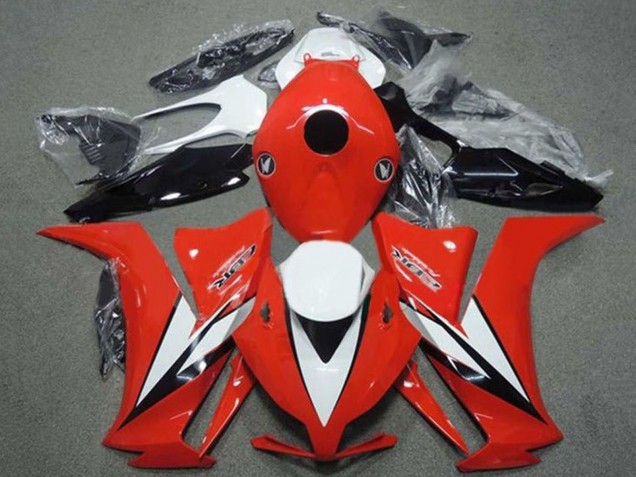 2012-2016 White Red Glossy Black Stripe Honda CBR1000RR Motorcycle Fairings UK