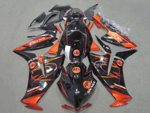 2012-2016 Orange Glossy Black BACARDI Honda CBR1000RR Motorcycle Fairings UK