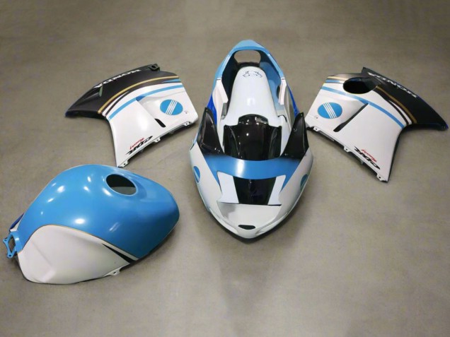 1996-2007 White Blue Black Konica Minolta Honda CBR1100XX Blackbird Motorcycle Fairings UK