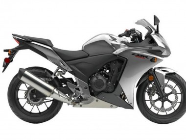 Buy 2013-2015 Silver Honda CBR500R Motorcycle Fairings UK