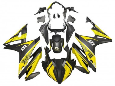 Buy 2016-2018 Yellow Matte Black Honda CBR500R Motorcycle Fairings UK