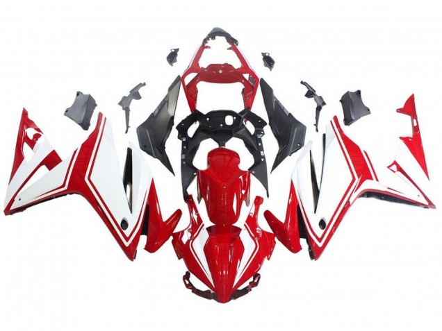 2016-2018 White Red Honda CBR500R Motorcycle Fairings UK