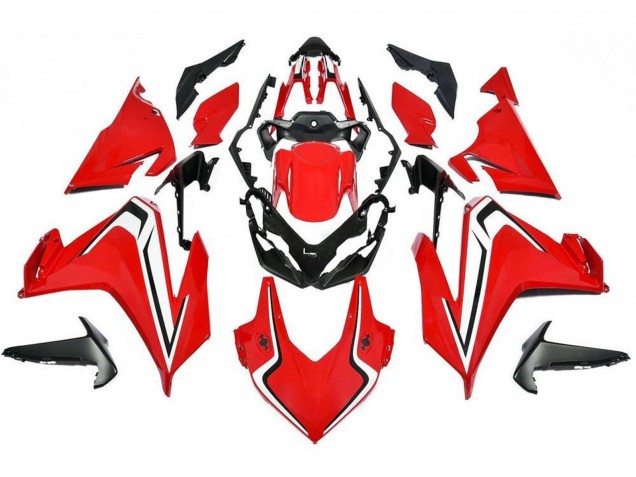 2019-2021 Red White Black Honda CBR500R Motorcycle Fairing Kits UK