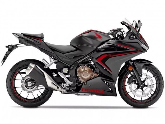 2019-2021 Matte Black Red Black Honda CBR500R Motorcycle Fairings UK