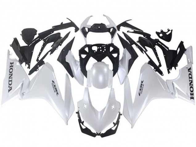 2019-2021 White Honda CBR500R Motorcycle Fairings UK