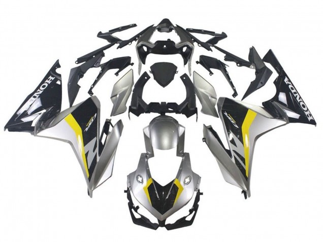 2019-2021 Silver Glossy Black Yellow Honda CBR500R Motorcycle Fairing UK
