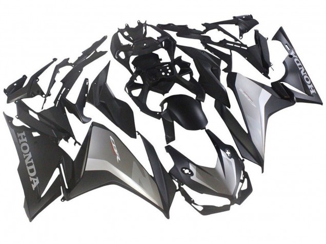 2019-2021 Silver Matte Black Honda CBR500R Motorcycle Fairings UK
