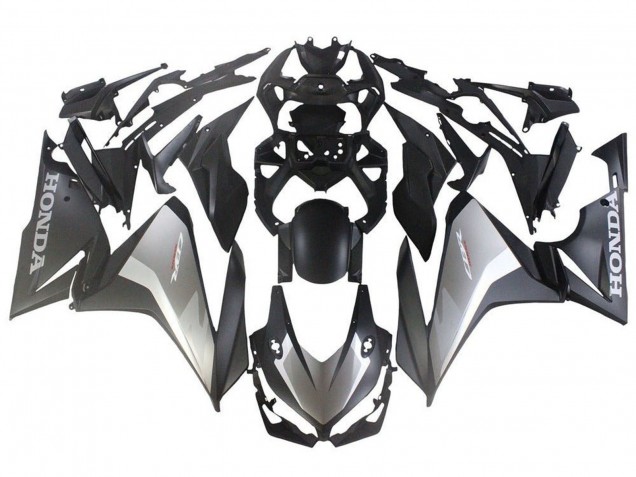 2019-2021 Silver Matte Black Honda CBR500R Motorcycle Fairings UK