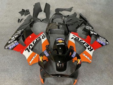 Buy 2000-2001 Orange White Red Glossy Black Repsol Honda CBR900RR 929 Motorcycle Fairings UK