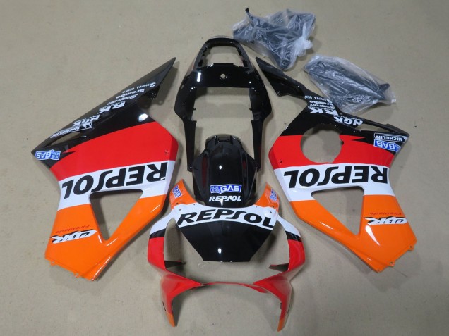 2002-2003 Orange White Red Glossy Black Repsol Honda CBR900RR 954 Motorcycle Fairing UK