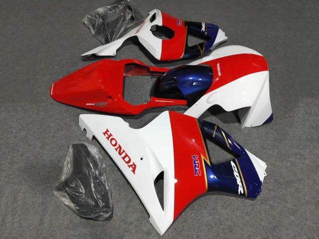 2002-2003 White Red Blue Racing Honda CBR900RR 954 Motorcycle Fairings UK