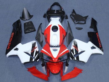 Buy 2005-2006 Black White Red Honda CBR600RR Motorcycle Fairings UK