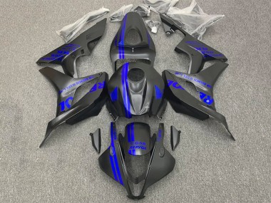 Buy 2007-2008 Blue Matte Black Repsol Honda CBR600RR Motorcycle Fairings UK