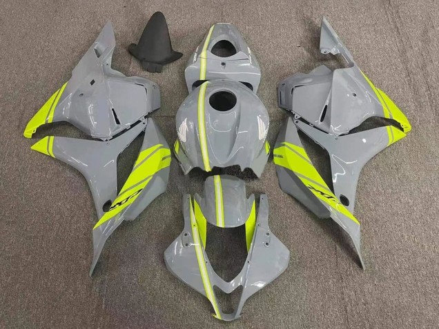 2007-2008 Nardo Grey Neon Yellow Honda CBR600RR Motorcycle Fairings UK