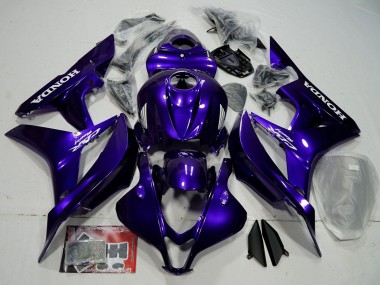 Buy 2007-2008 Blue Glossy Black Honda CBR600RR Bike Fairings UK