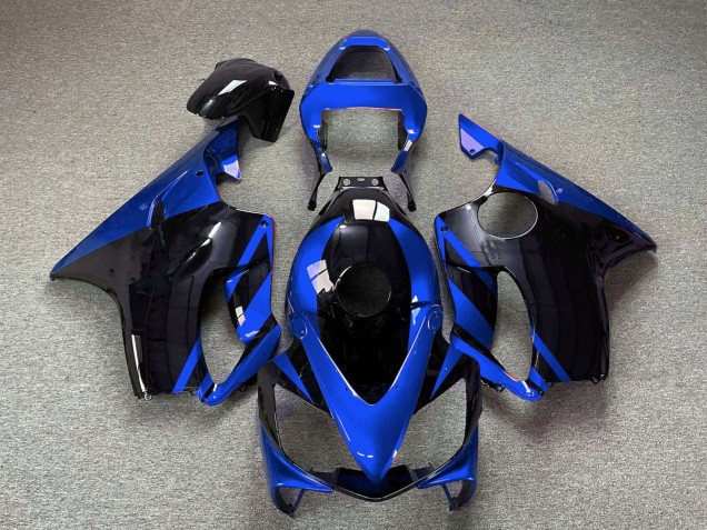 2001-2003 Blue Glossy Black Honda CBR600 F4i Motorcycle Fairings UK