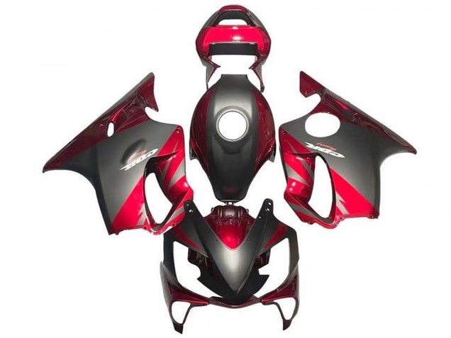 2001-2003 Red Matte Black Honda CBR600 F4i Motorcycle Fairings UK