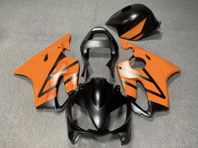 2001-2003 Orange Matte Black Honda CBR600 F4i Motorcycle Fairings UK