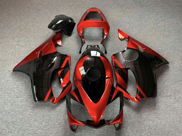 2001-2003 Red Glossy Black Honda CBR600 F4i Motorcycle Fairings UK